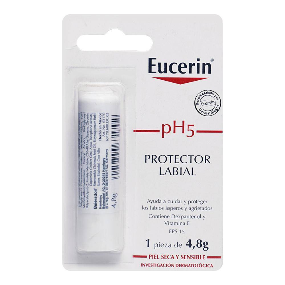 Eucerin protector labial active fps 15 (barra 4.8 g)