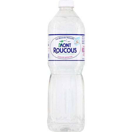 Eau minérale naturelle MONT ROUCOUS - la bouteille d'1L