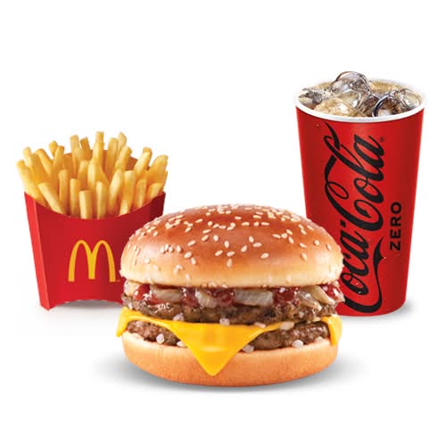 McTrío Hamb BBQ Cheddar Med