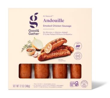 Good & Gather Andouille Sausages, Smoked Chicken (12 oz)
