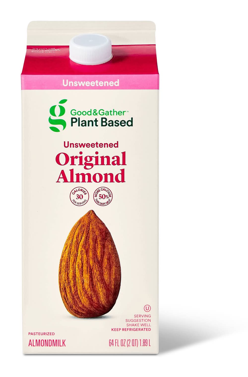 Good & Gather Unsweetened Original Almond Milk (64 fl oz)