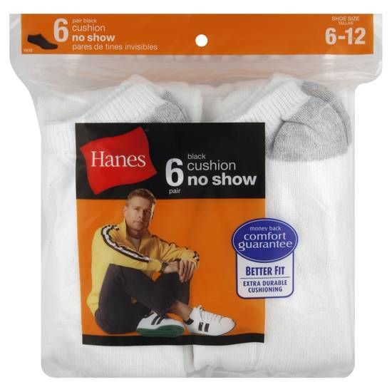 Hanes Cushion No Show Men's Socks (multi)