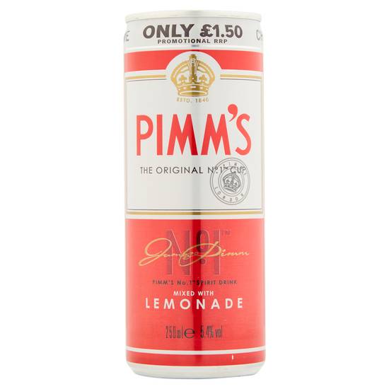 Pimms and Lemonade (250ml)