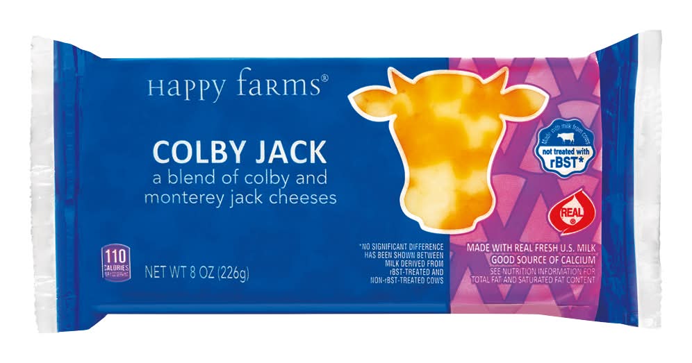Happy Farms Colby Jack Cheese Block (8 oz)
