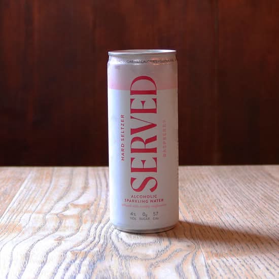 Served Hard Seltzer - Raspberry