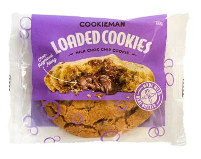 Cookie Man Milk Chocolate Hazelnut Loaded Cookie (100g)