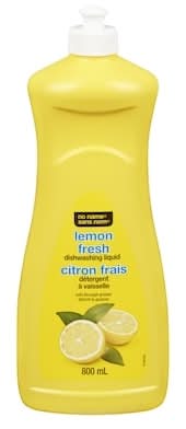 No name détergent à vaisselle liquide - liquid dish detergent (citron frais)