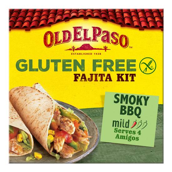 Old El Paso Gluten Free Fajita Kit Smokey BBQ 462g