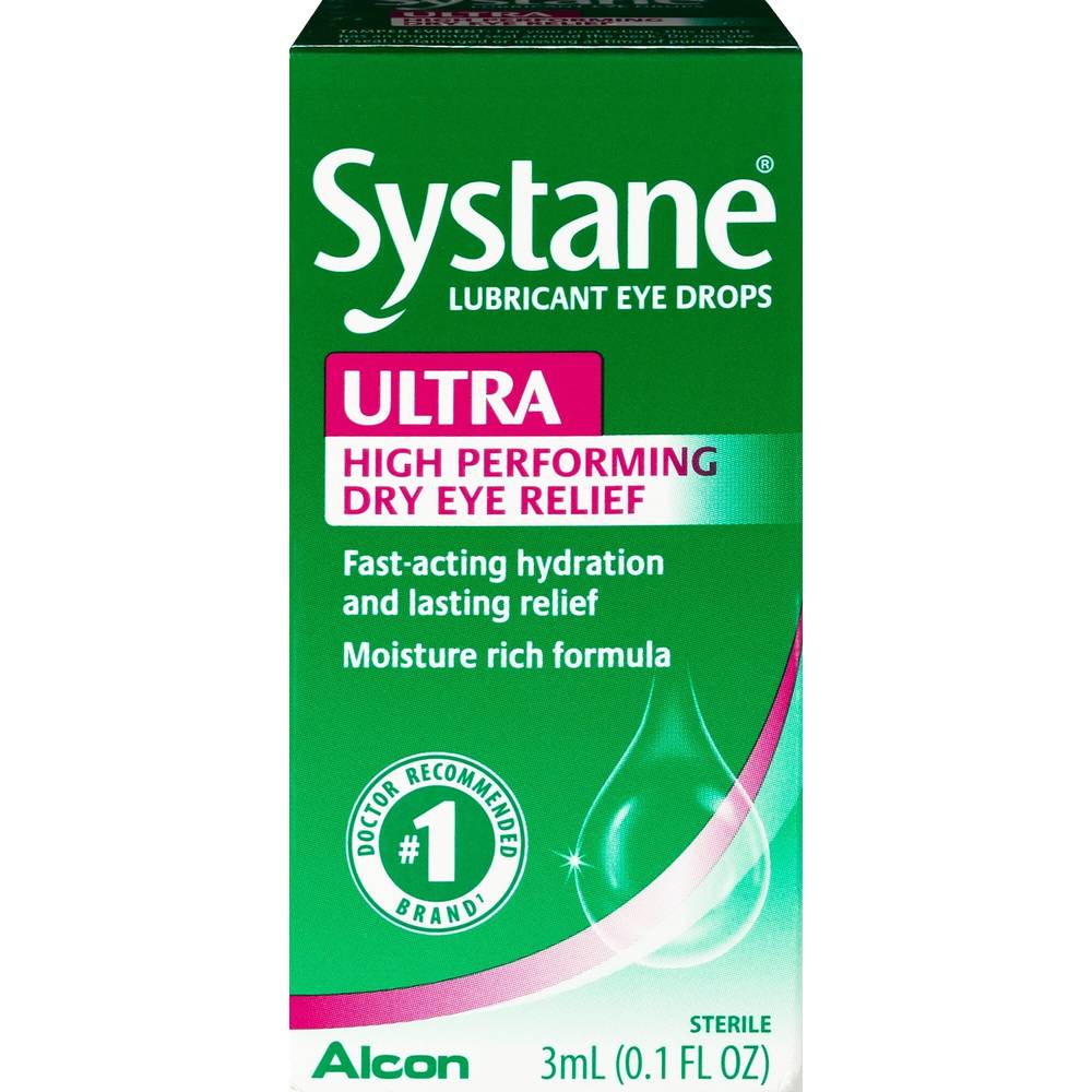Systane Lubricant Eye Drops Ultra High Performing Dry Eye Relief