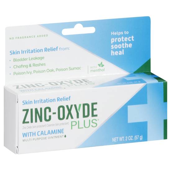 Zinc-Oxyde Plus Skin Irritation Relief With Calamine
