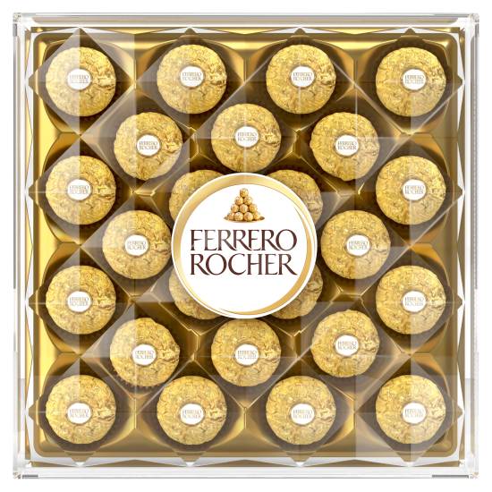 Ferrero Rocher Milk Chocolate Hazelnut Pralines Gift Box Of Chocolates (24 pack)