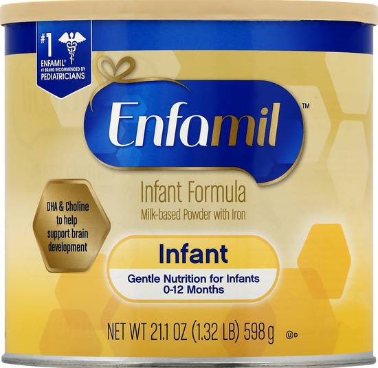 Enfamil Milk-Based With Iron 0-12m Infant Formula Powder Baby Food