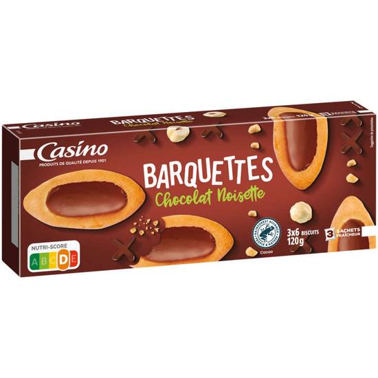 Biscuits - Barquettes - Chocolat - Noisette - Gouter enfant