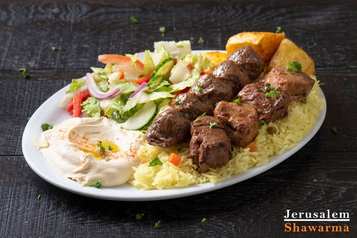 Lamb and Beef Kabab Plate