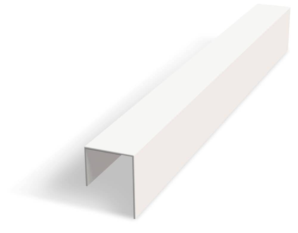 Dietrich Metal Framing 0.5-in x 10-ft Drywall finishes- vinyl J Shape Corner Bead | 00751361090932