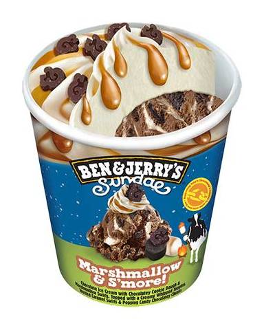 Ben & Jerry's Marsh & S'Mores Sundae 427ml