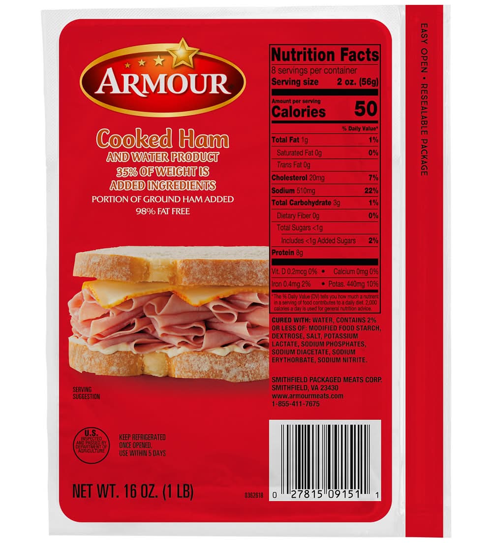 Armour 4x6 Cooked Ham