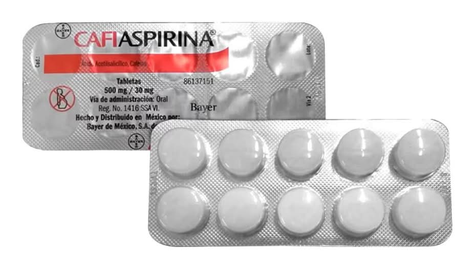 Bayer · Cafiaspirina 500mg 30mg (10 un)