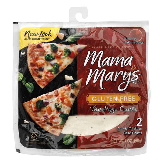 Mama Mary's Gluten Free Thin Pizza Crusts (2 ct)