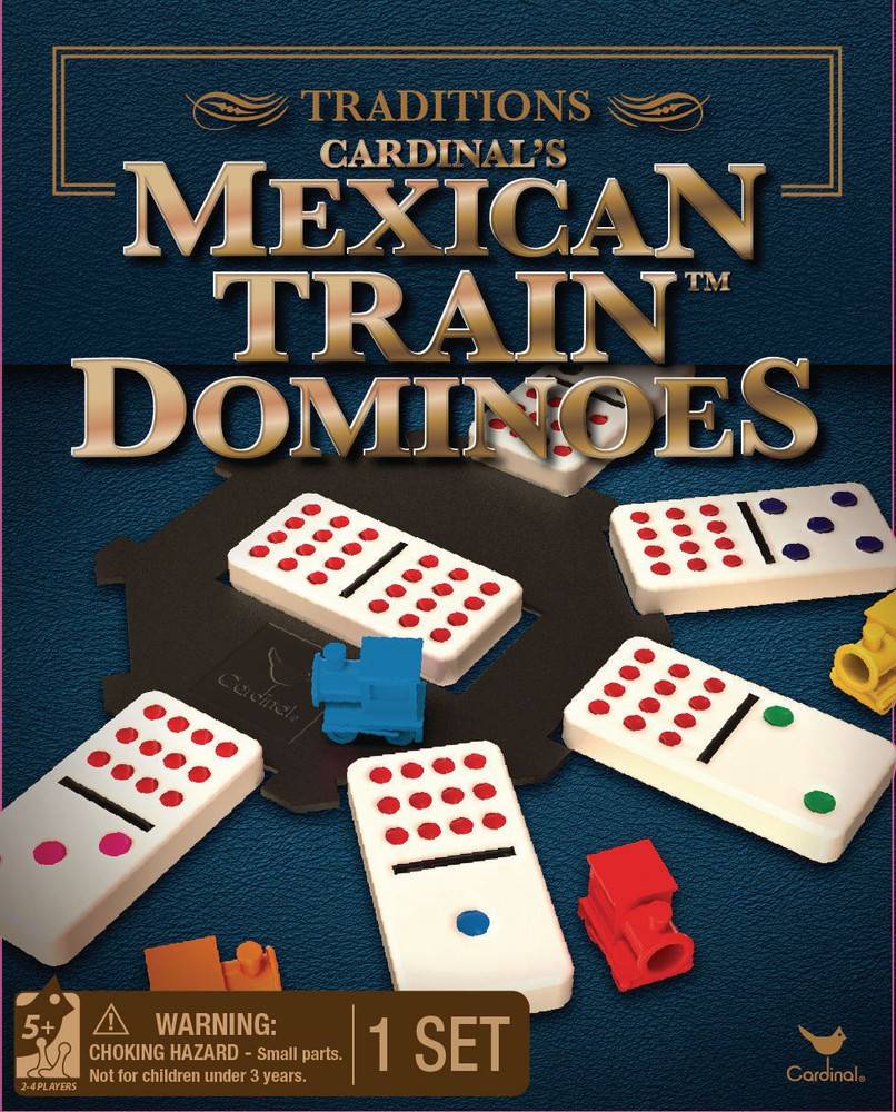 Traditions Cardinal's Mexican Train Dominoes Game