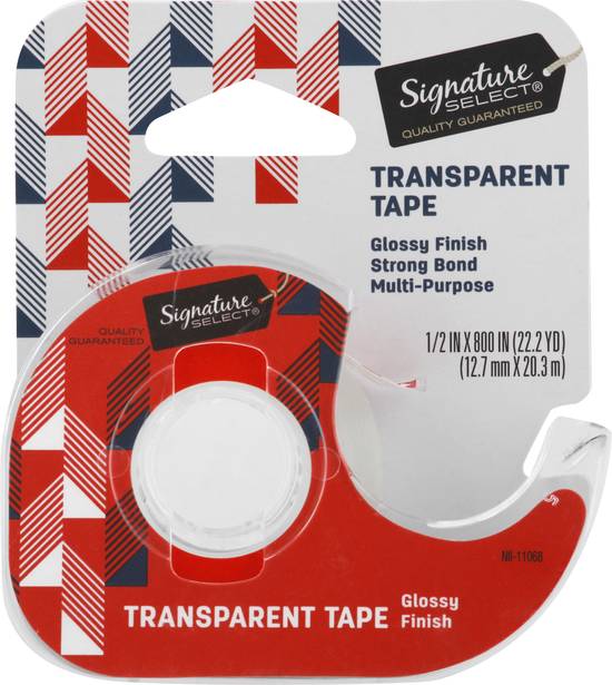 Signature Select 22 Yd Glossy Finish Transparent Tape (1 ct)