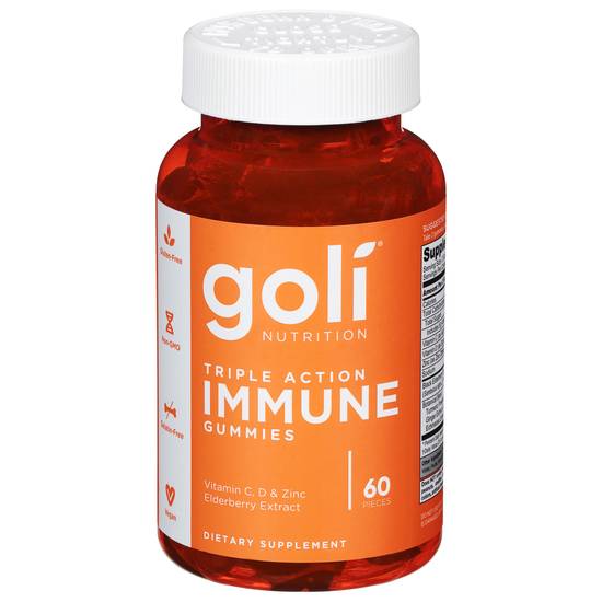 Goli Nutrition Triple Action Immune Gummies