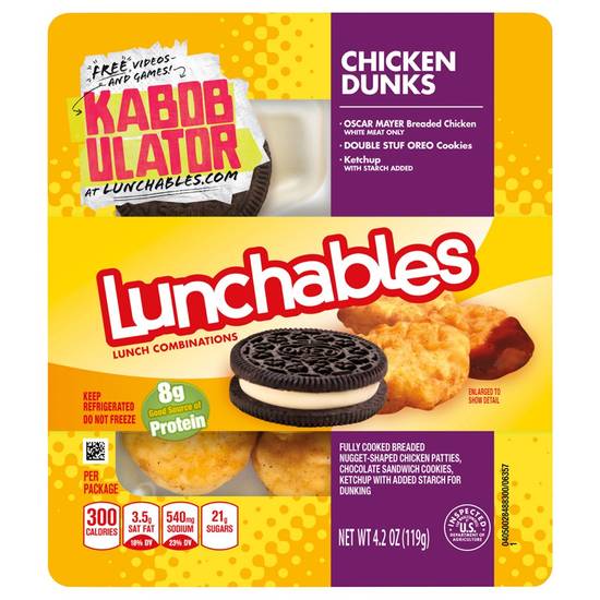 Lunchables Chicken Dunks & Oreo Cookies Snack pack
