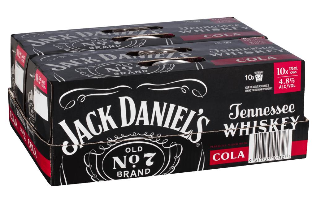 Jack Daniels Whiskey Cola Can 20X375Ml