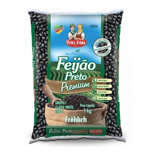 Fritz & frida feijão preto premium (1kg)