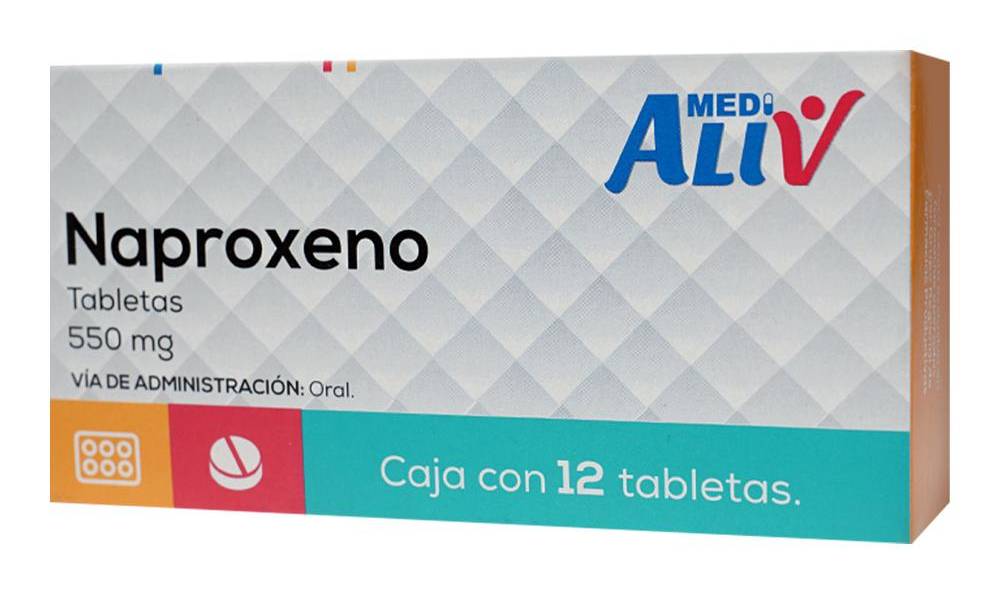 Medialiv · Naproxeno tabletas 550 mg (30 g)