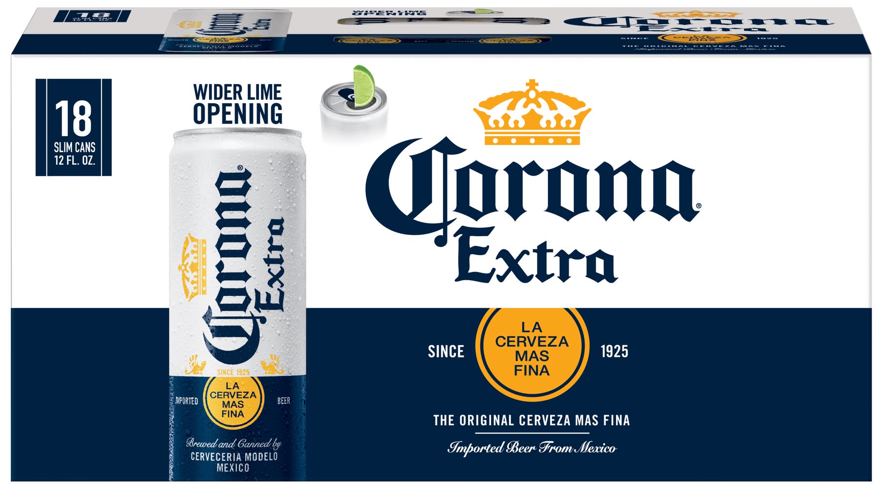 Corona Extra Mexican Lager Beer (18 x 12 fl oz)