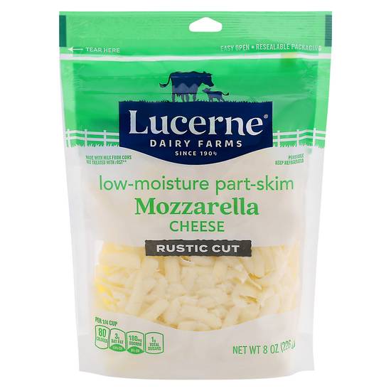 Lucerne Rustic Cut Mozzarella Cheese