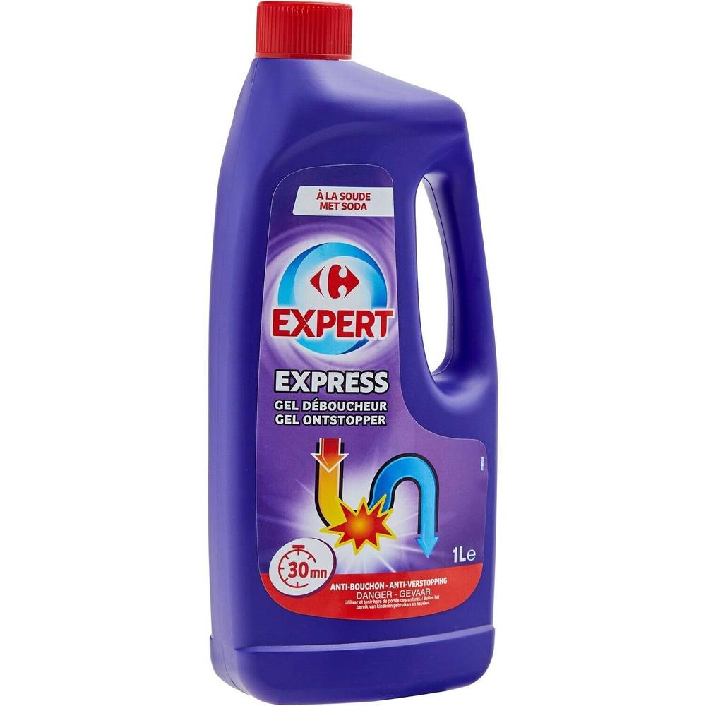 Carrefour - Expert déboucheur gel express (1L)