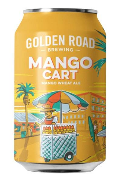 Golden Road Brewing Wheat Ale Beer (6 pack, 12 fl oz) (mango cart)