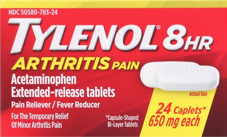 Tylenol Arthritis Pain 650 mg Extended-Release Caplets