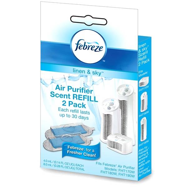 Febreze Air Purifier Linen Scent Refill (2 pack, frf102l)
