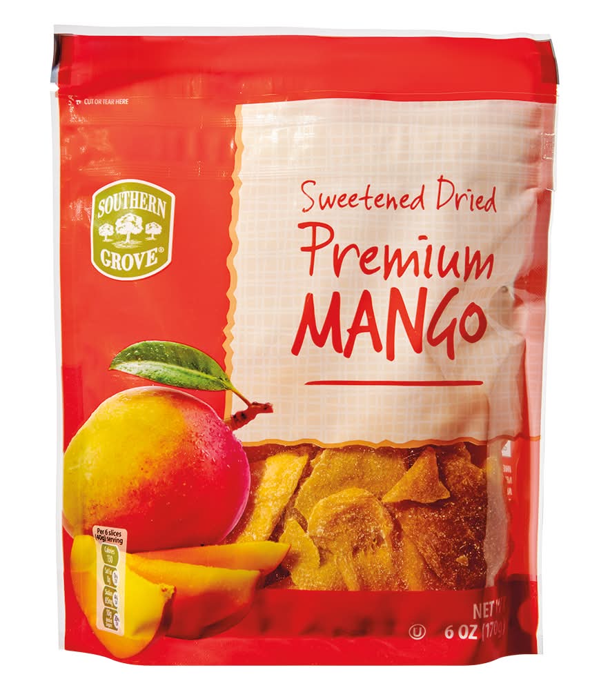 Southern Grove Sweetened Dried Premium Mango (6 oz)