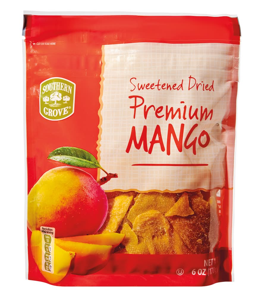 Southern Grove Sweetened Dried Premium Mango (6 oz)