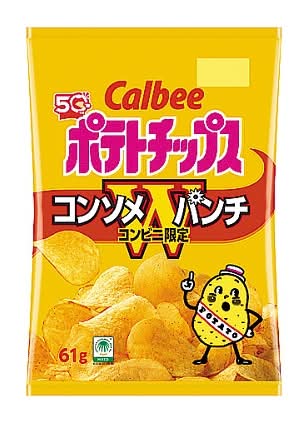 ◎ポテトチップス≪コンソメWパンチ≫(61g)