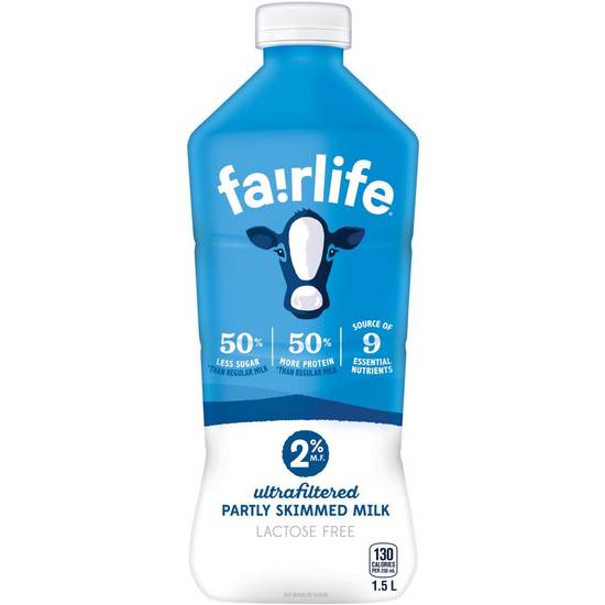 Fairlife Ultrafiltered Partly Skimmed Lactose Free Milk 2% (1.5 L)