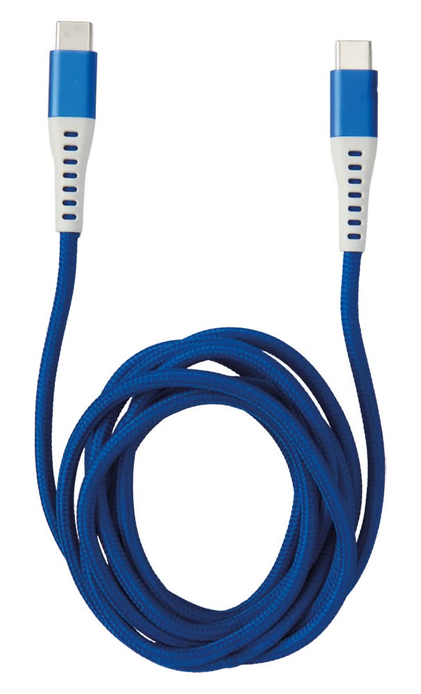 Bauhn Blue USB C to USB C Charging Cable