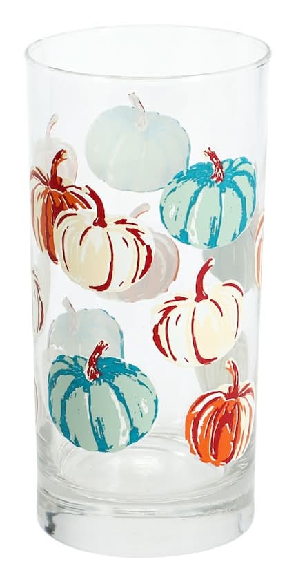 Royal Norfolk Pumpkin Glass, 15 oz.