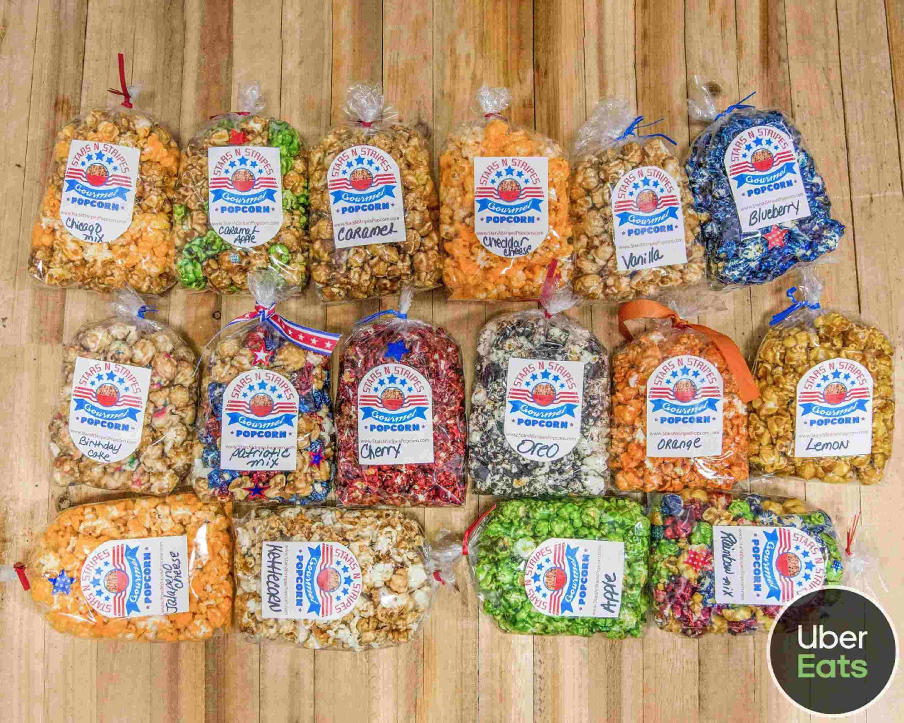 Stars N stripes Gourmet Popcorn Menu Brandon • Order Stars N stripes