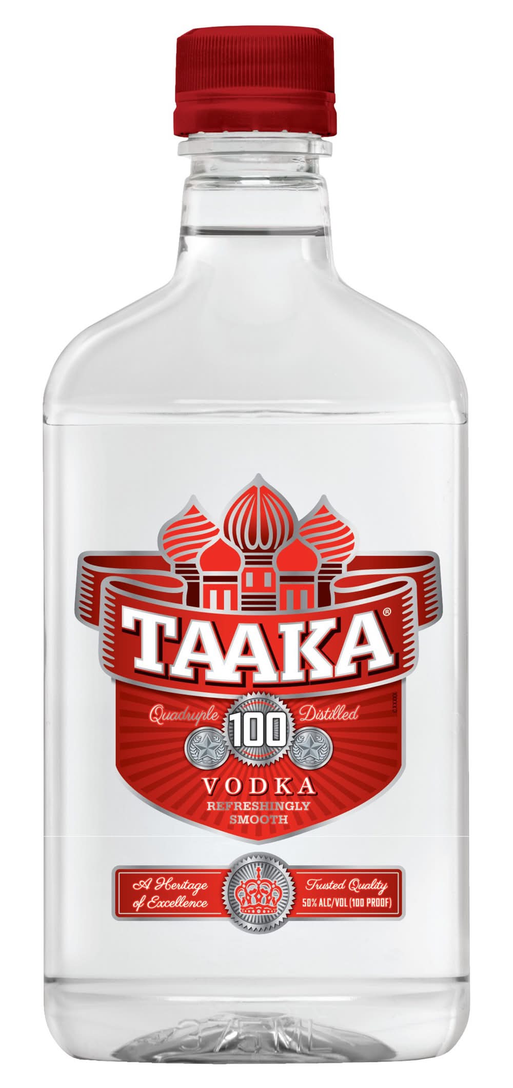 Taaka Red Vodka 100 Proof (375 ml)