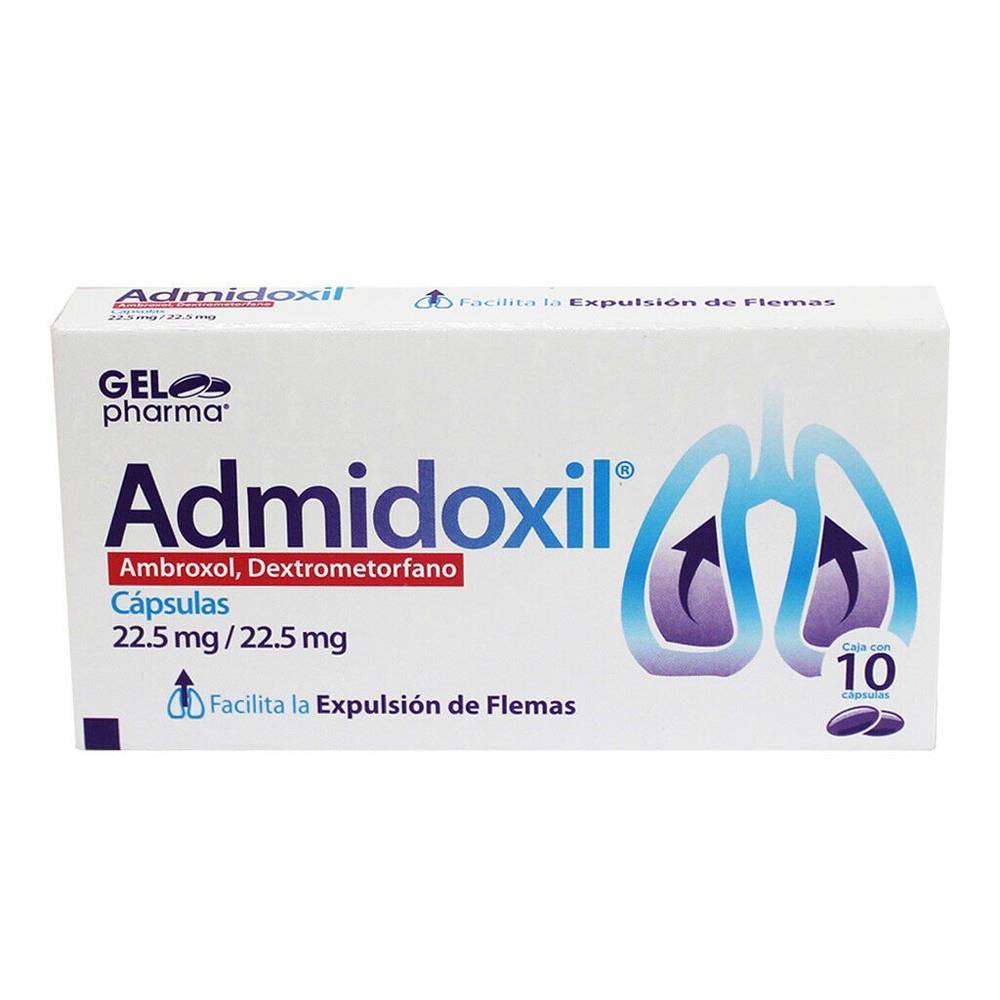 Admidoxil ambroxol/dextrometorfano (10 cápsulas)