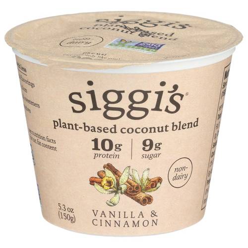 Siggi's Vanilla & Cinnamon Plant-Based Coconut Blend Yogurt