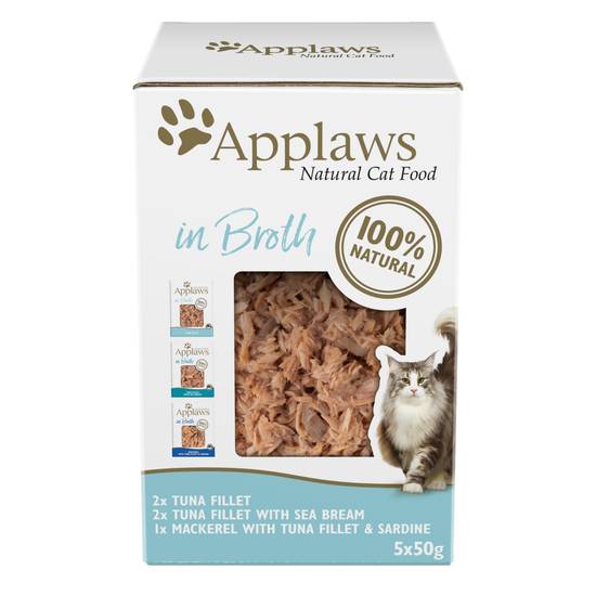 Applaws Fish Selection in Broth Cat Food Pouch 5 pack