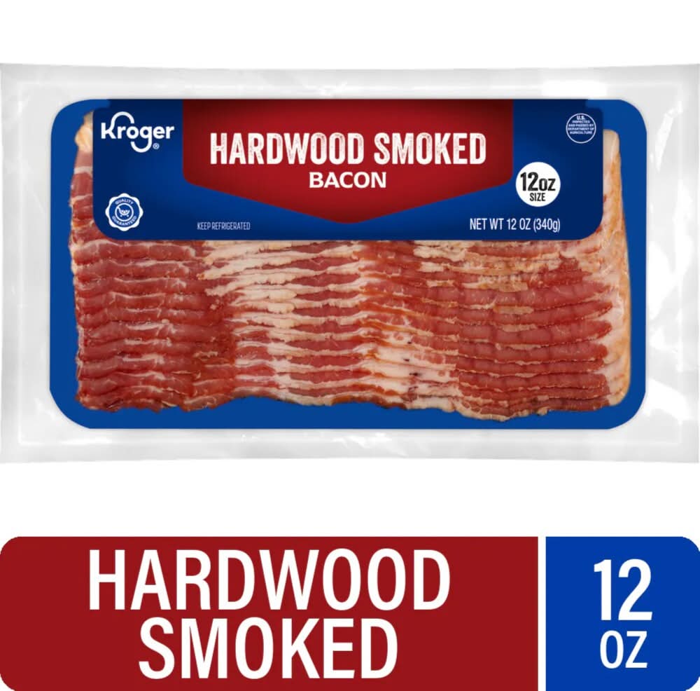 Kroger Hardwood Smoked Bacon (12 oz)