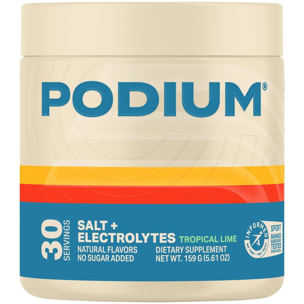 Podium Salt & Electrolytes Powder (5.61 oz) (tropical lime)