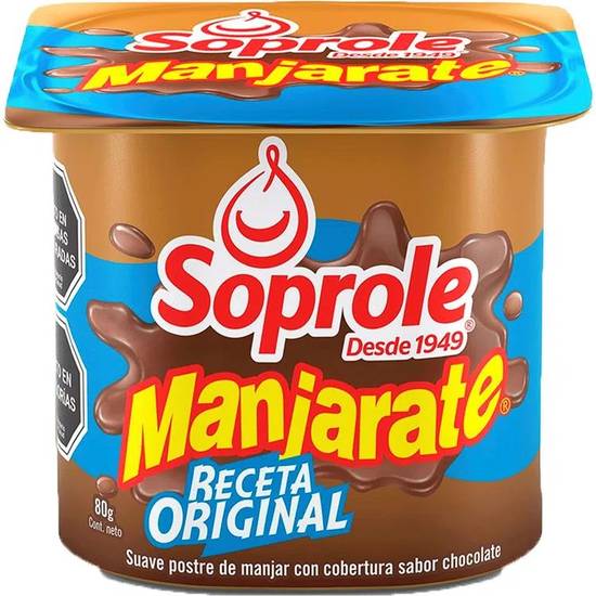 Manjarate - Postre manjar chocolate - Pote 80 g